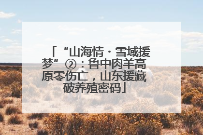 “山海情・雪域援梦”②：鲁中肉羊高原零伤亡，山东援藏破养殖密码